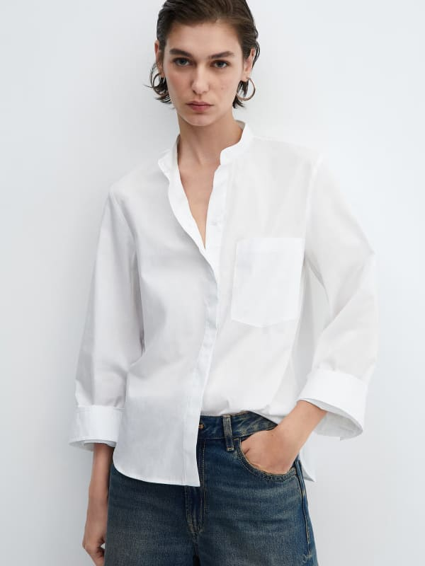 Camisa manga larga lino