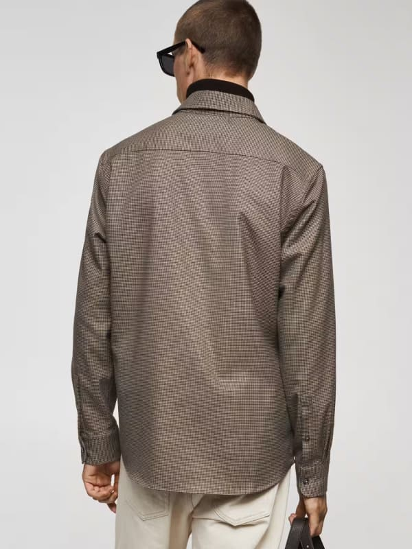 Sobrecamisa de algodón con bolsillos