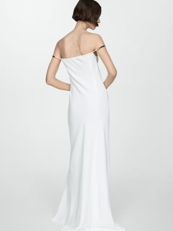 Vestido maxi largo tiras