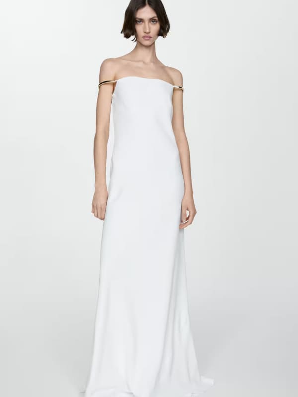 Vestido maxi largo tiras