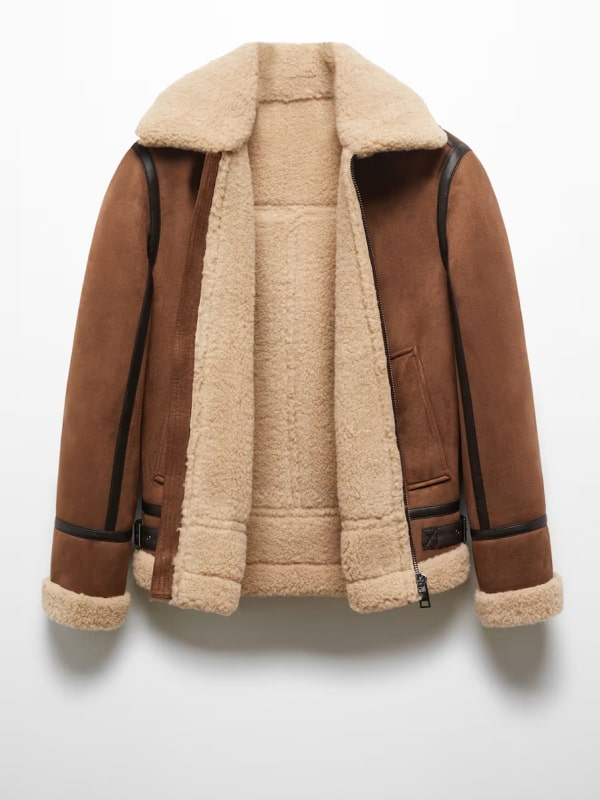 Chaqueta gamuza ovejera