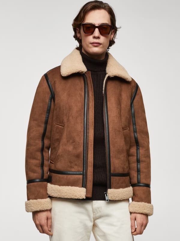 Chaqueta gamuza ovejera