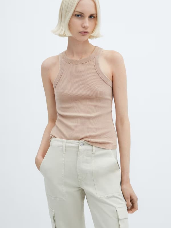 Abrigo largo con botones